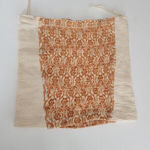 FREE PEOPLE tan brown rust bandeau stretch top XS EXTRA SMALL
